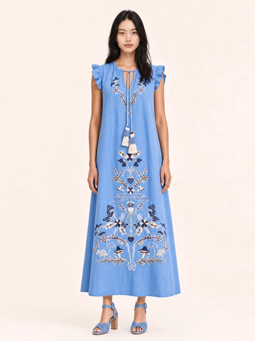 Helmstedt Ditte Dress Dresses Dreamy Blue