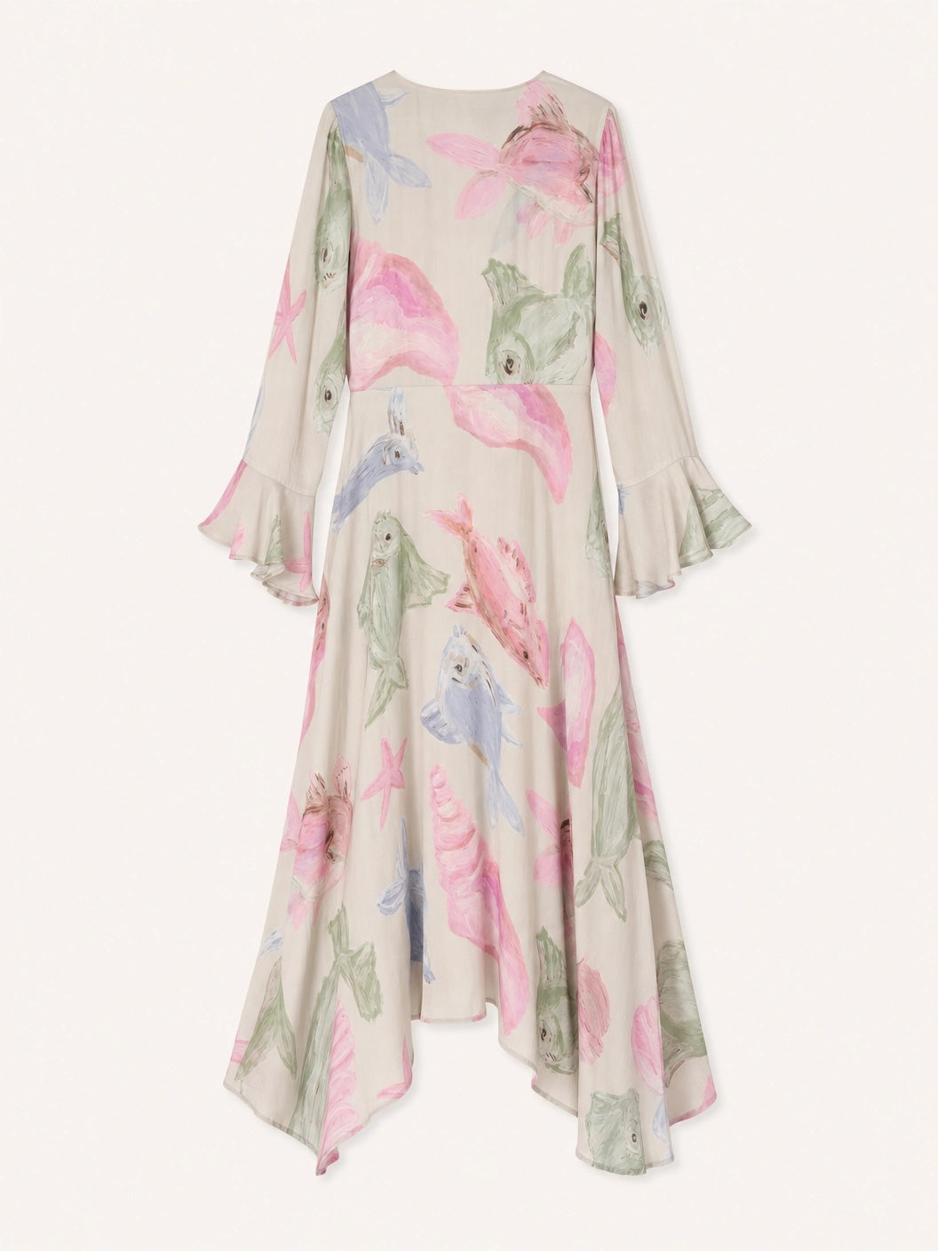 Helmstedt Elava Dress Dresses Pastel Fish Print