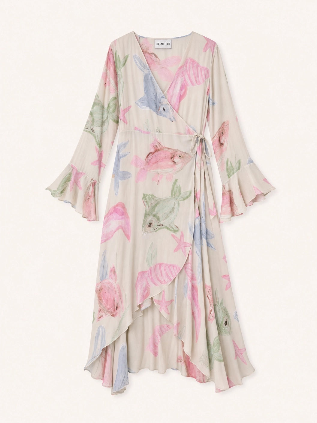 Helmstedt Elava Dress Dresses Pastel Fish Print