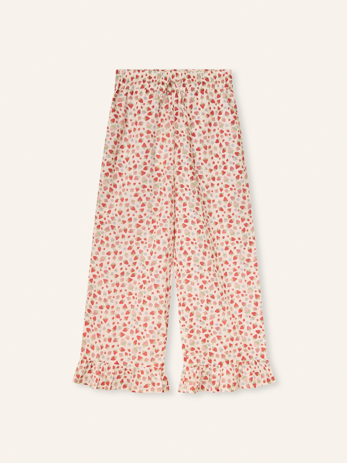 Helmstedt Elin Pants Trousers Strawberry Print