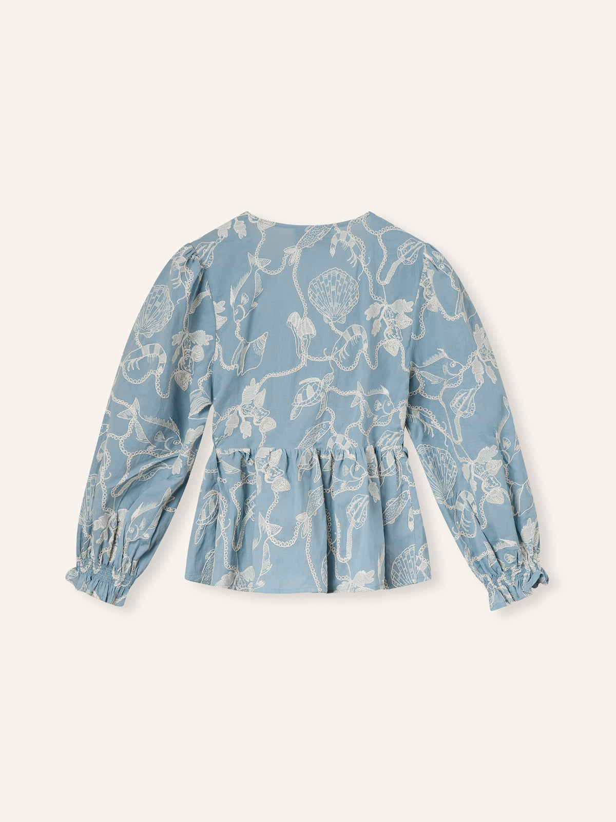 Helmstedt Klara Blouse Blouses Dusty Blue