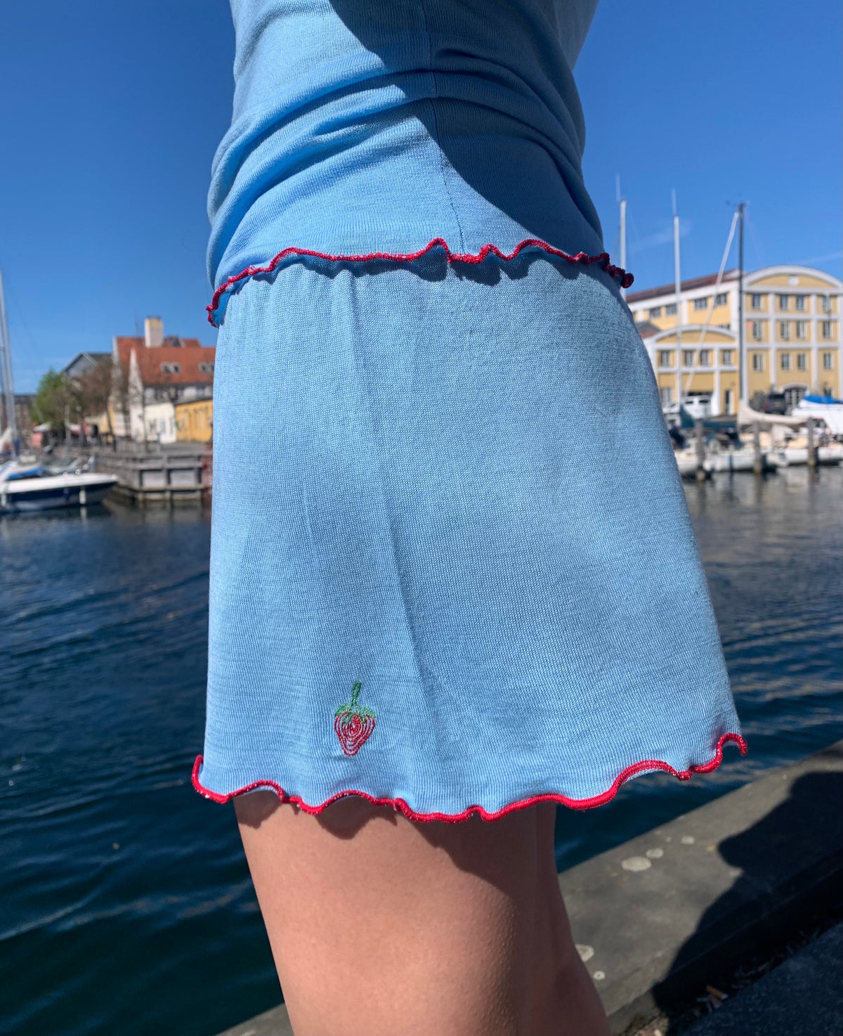 Helmstedt LENA SHORTS Shorts Dusty Blue