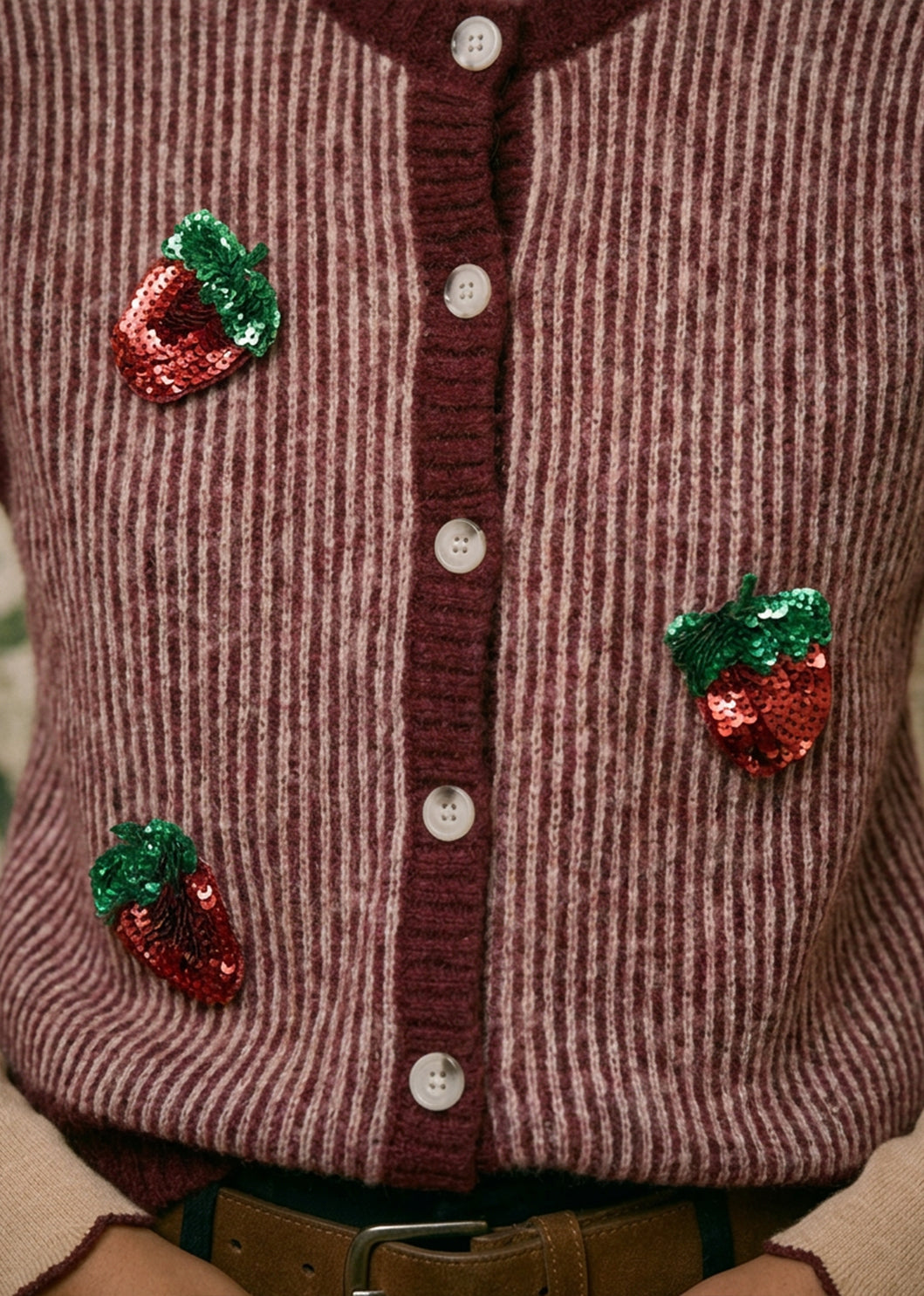 Helmstedt NAYA VEST Knitwear Striped Knit