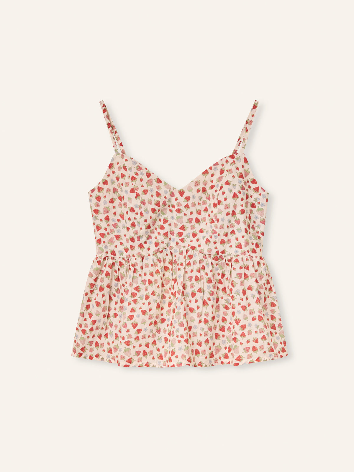 Helmstedt Olivia Top Tops Strawberry Print