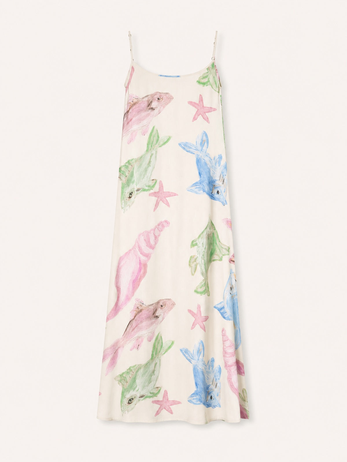 Helmstedt Selma Dress Dresses Pastel Fish Print