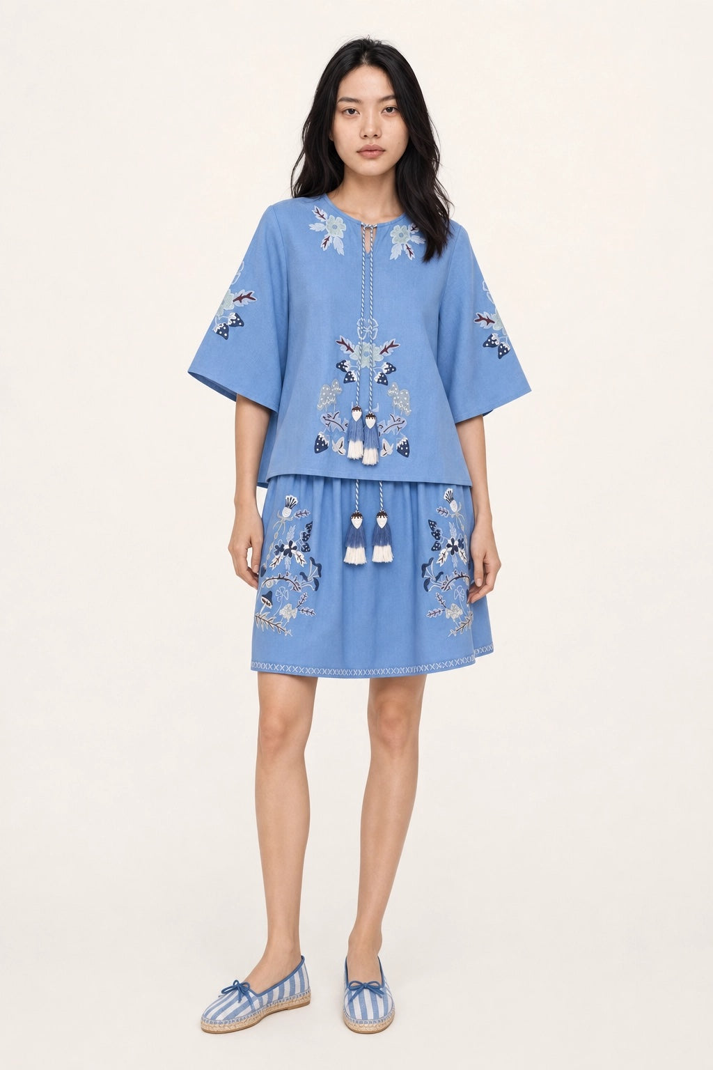 Helmstedt Stella Skirt Skirts Dreamy Blue