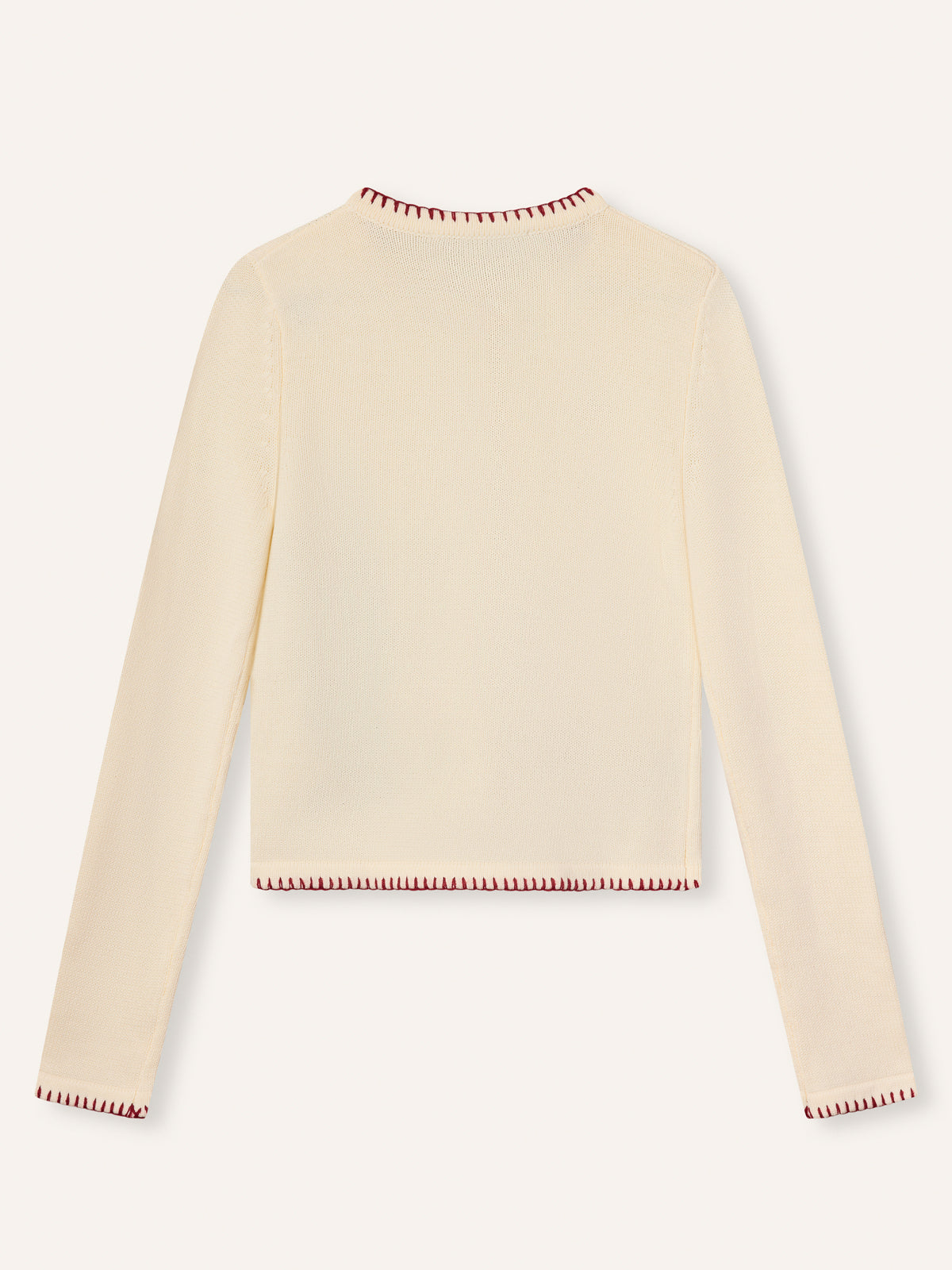Helmstedt Tove Cardigan Knitwear White