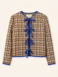 Helmstedt VERA CARDIGAN - TWEED Jackets Brown Tweed