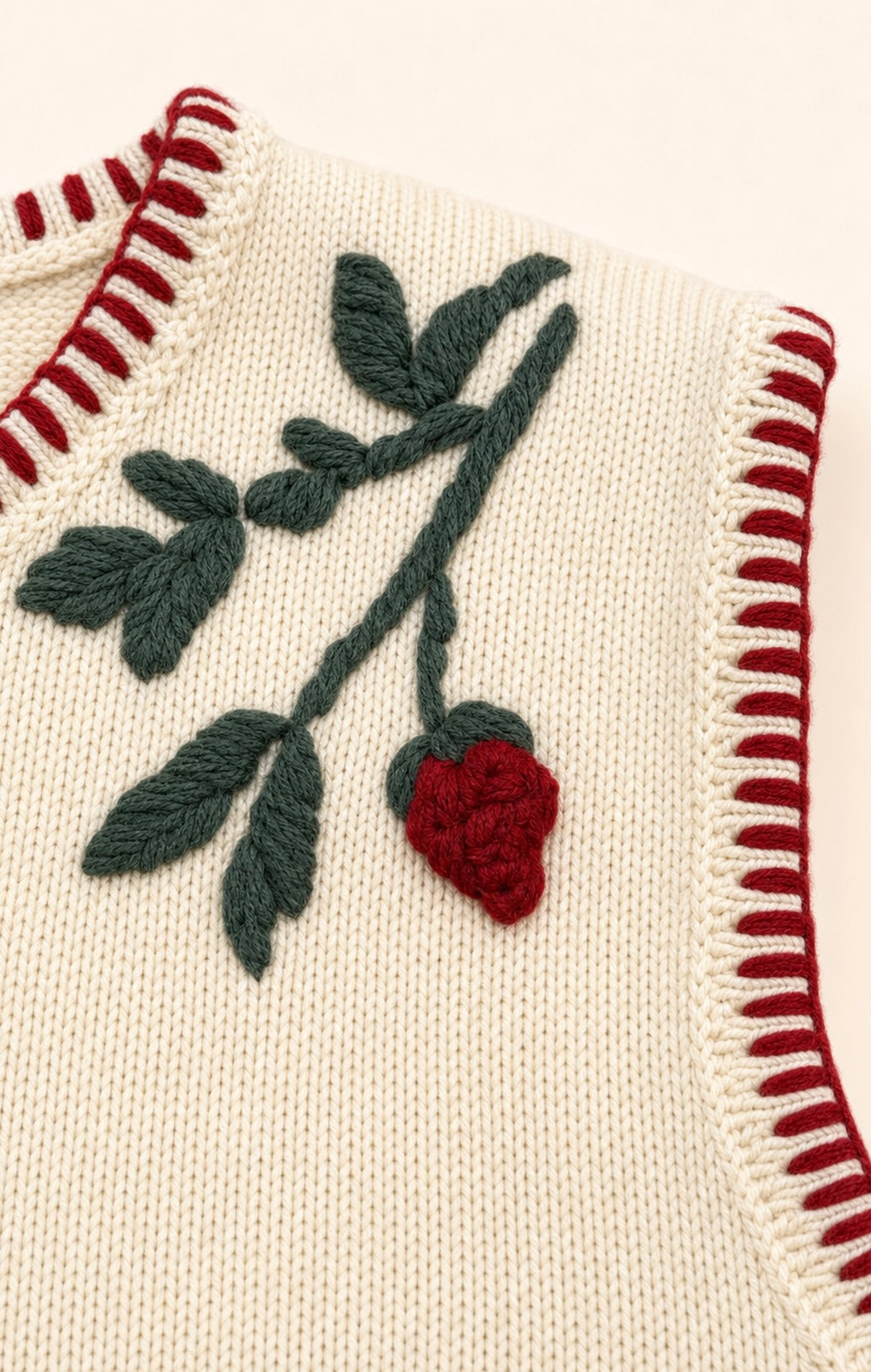 Helmstedt Vilda Vest Knitwear White